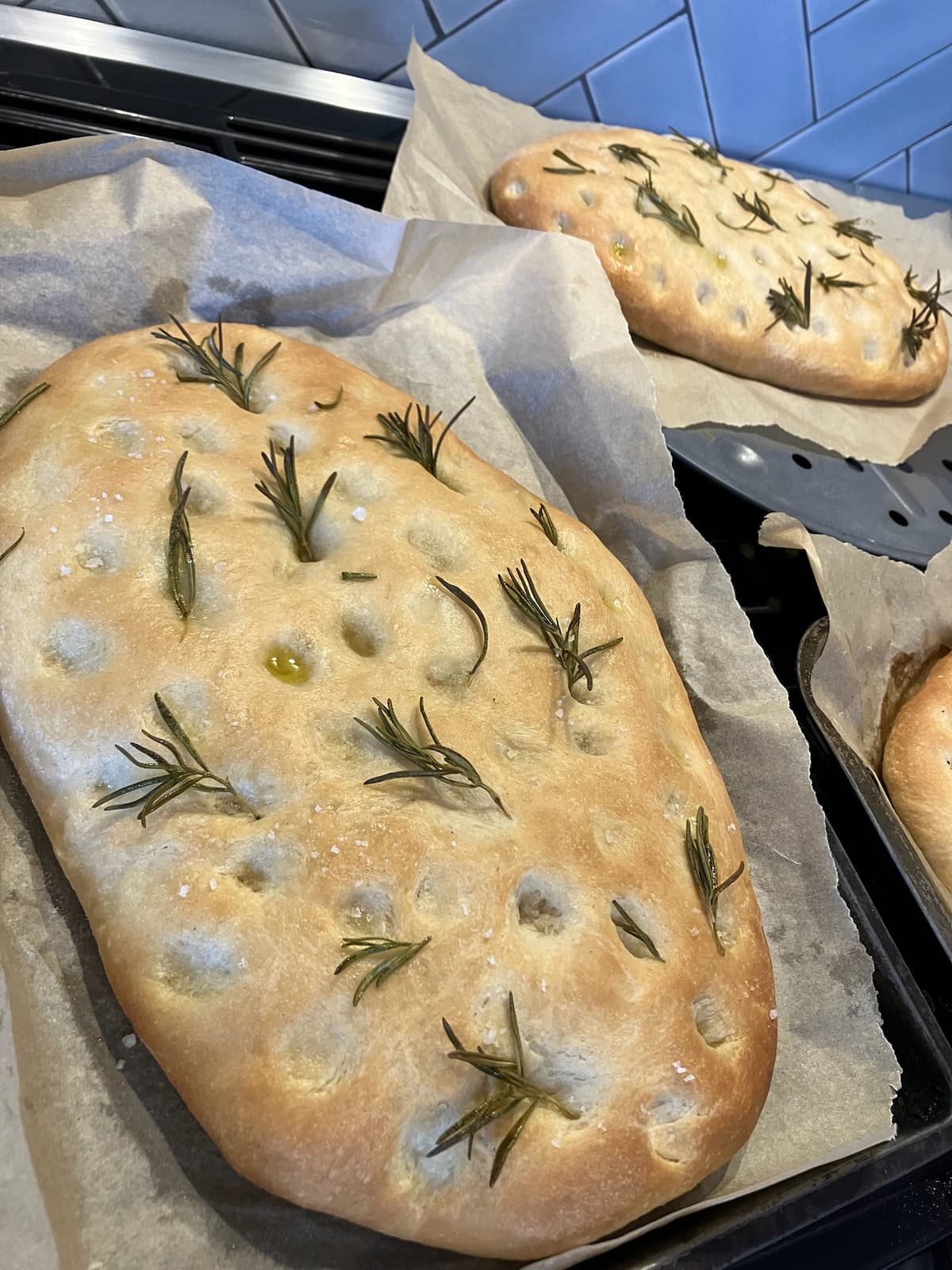 Focaccia (Rosemary and Sea Salt)