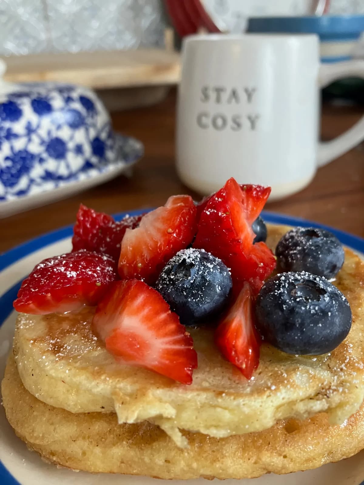 American Pancakes stack of 3