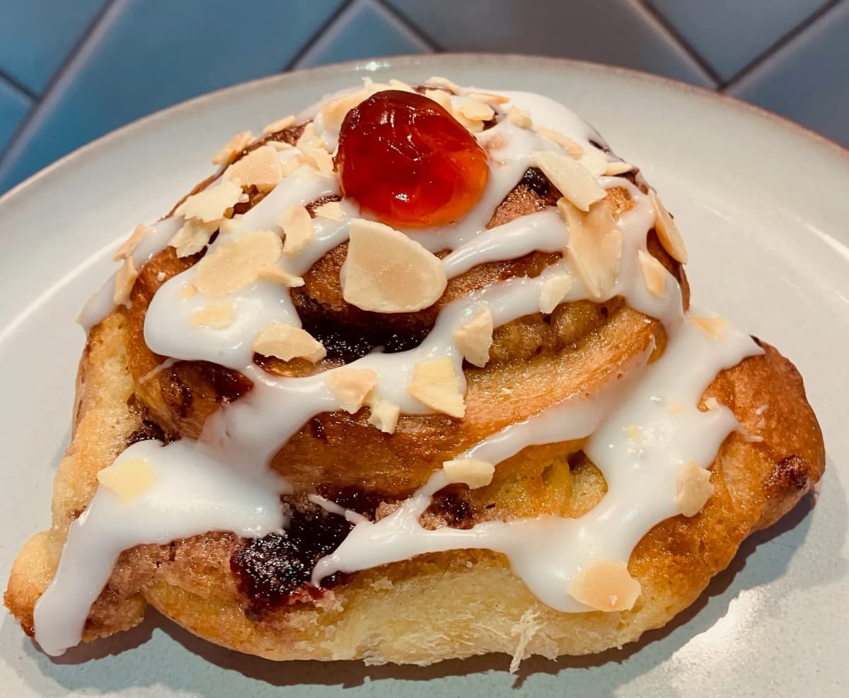 Cherry Bakewell Swirls