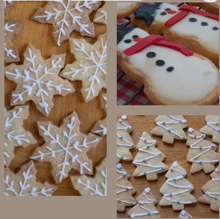 Shortbread shape biscuits