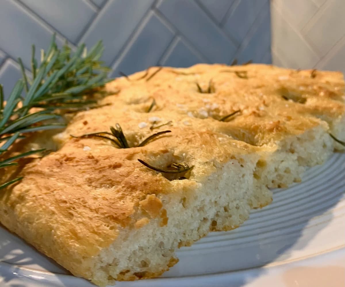 Focaccia (Rosemary and Sea Salt)