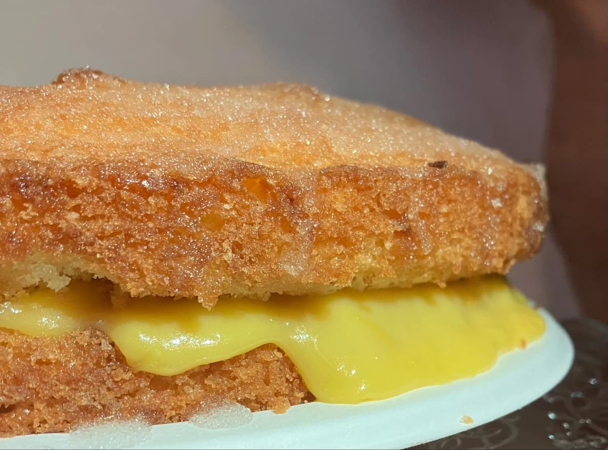 Luxury Lemon Cake with homemade lemon curd filling