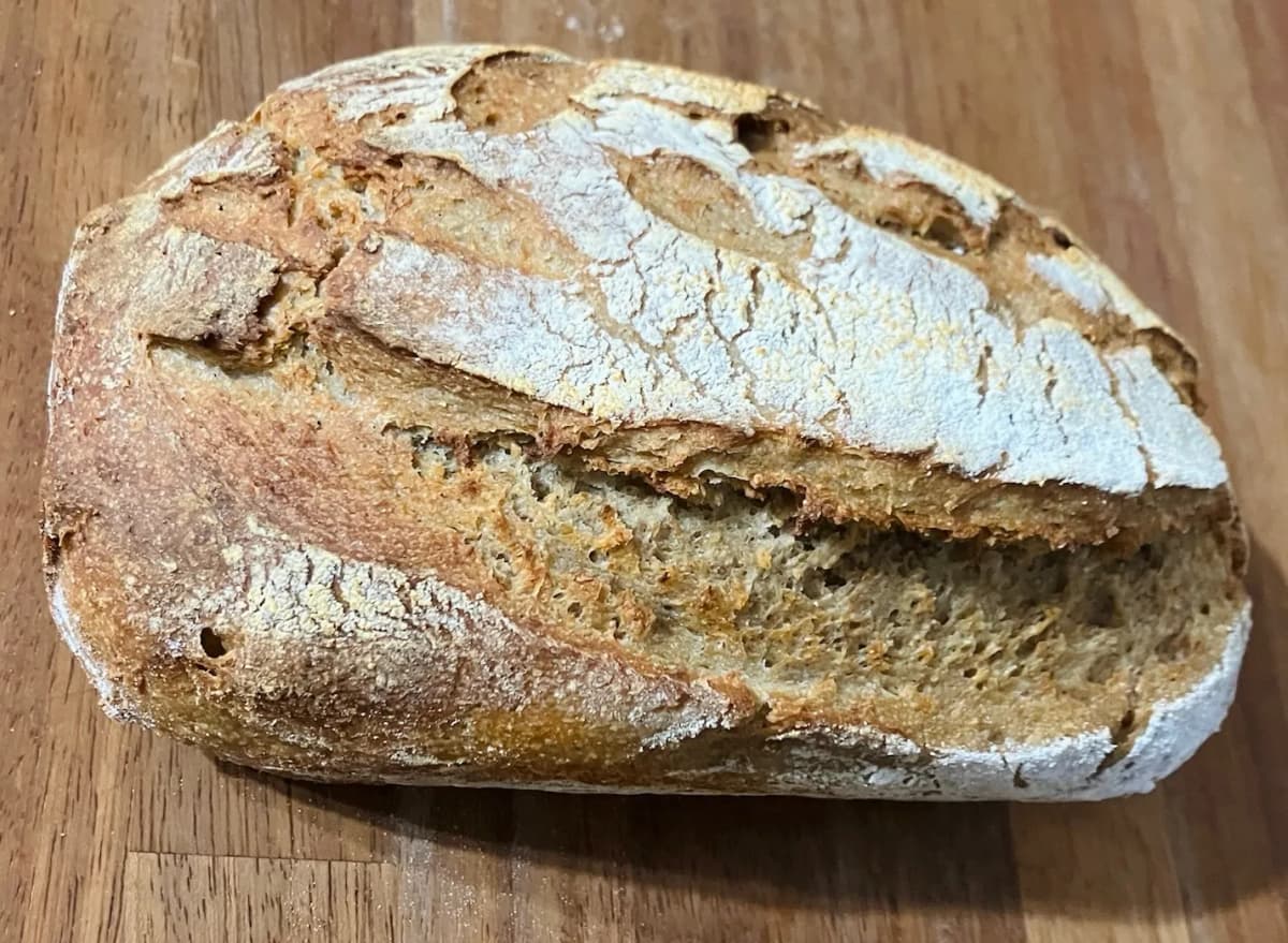 Nordic scalded rye sourdough