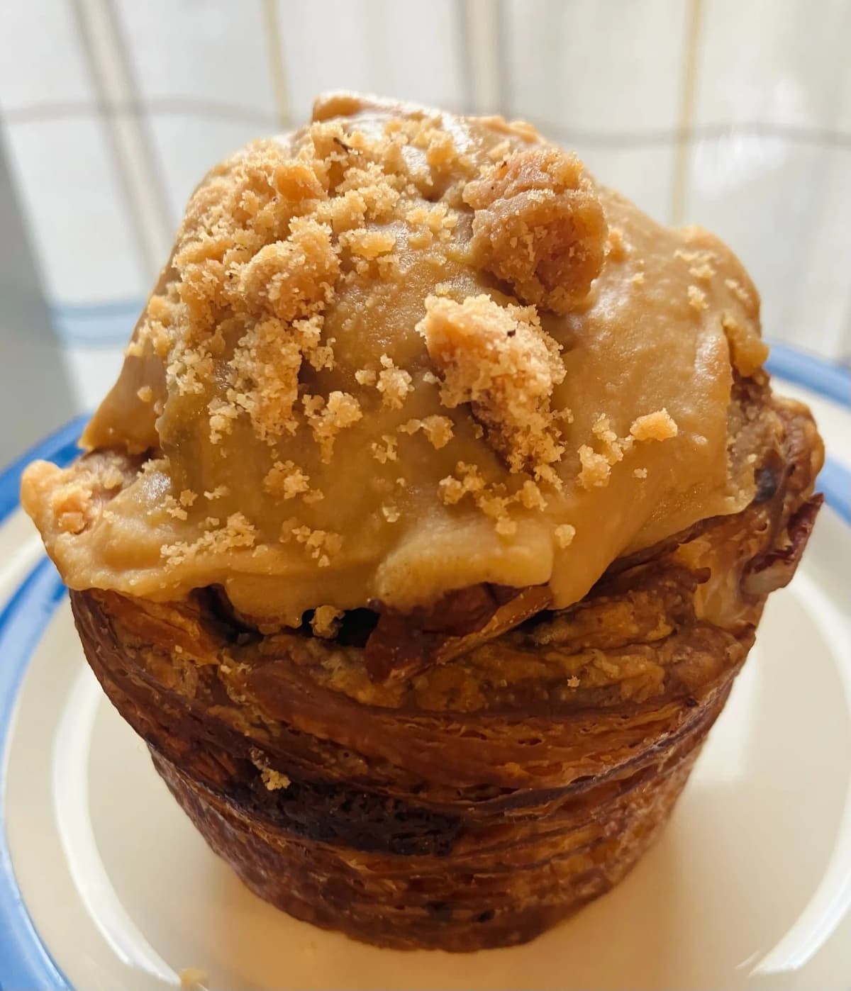 Cruffin Pecan and Chocolate