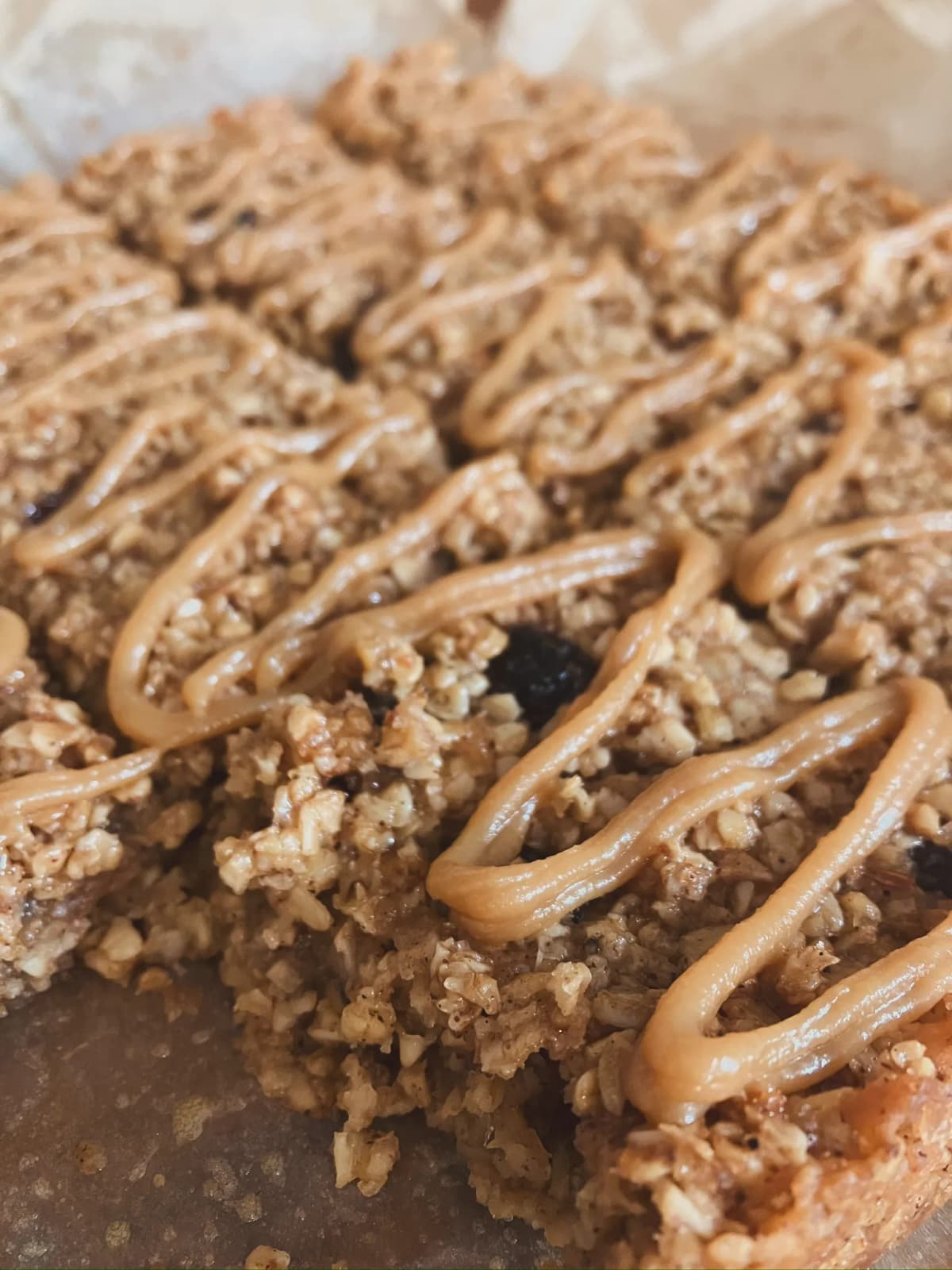 Toffee Apple Flapjacks